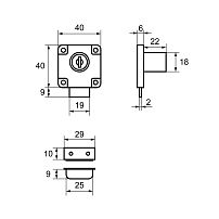 StahlBuro 138-22М с ответ.пл. замок мебельный (240,12) StahlBuro 138-22М с ответ.пл. замок мебельный (240,12)