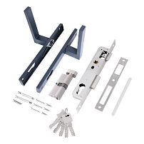 СТАНДАРТ 8520.02.7016 серый антрацит, ключ-вертушка Замок врезной с/руч (20) СТАНДАРТ 8520.02.7016 серый антрацит, ключ-вертушка Замок врезной с/руч (20)