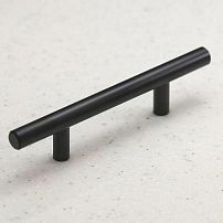 Soller ручка мебельная 8925-160 черный d-12 мм Ручка-скоба (100,25)