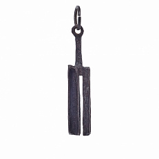 Ключ железный для навесного замка типов Д/Е по классификации Колчина(1959). Начало 14 - начало 16 века.