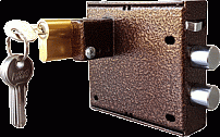 Полис-111 с ц/м, кнопка откр., без блока питания Замок накладной электромеханический (15)