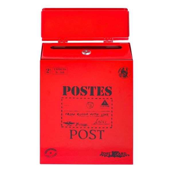 Ящик почтовый АЛЛЮР №3010 красный (4)