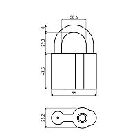 АЛЛЮР ВС2-27КА тип1 с одной секретностью d10мм БЕЗ КЛЮЧЕЙ Замок навесной (72,6!!!) АЛЛЮР ВС2-27КА тип1 с одной секретностью d10мм БЕЗ КЛЮЧЕЙ Замок навесной (72,6!!!)