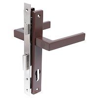 СТАНДАРТ 8520.00.8017 коричневый, БЕЗ Ц/М Замок врезной с/руч (20) СТАНДАРТ 8520.00.8017 коричневый, БЕЗ Ц/М Замок врезной с/руч (20)