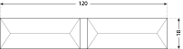 АЛЛЮР 18х120 с/подш  капл. шарнир-петля под сварку (60,10) (60,12)