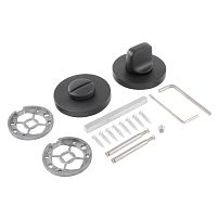 Сантехническая завертка к ручкам ALLUR ART COLLECTION BK-R5 BL(75150) матовый черный (100,10) Сантехническая завертка к ручкам ALLUR ART COLLECTION BK-R5 BL(75150) матовый черный (100,10)