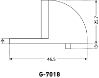 АЛЛЮР G-7018-AB круглый ст.бронза ограничитель дверной ЕВРОПАКЕТ (300,25)