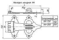 Н.Новгород  накладка накидная НН-150-SL черный матовый (20)