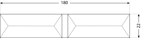 АЛЛЮР 22х180 с/подш  капл. шарнир-петля под сварку (24,8) (48,8)