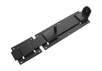 Засов Домарт с проушиной плоский ЗПП-350  черный (10)