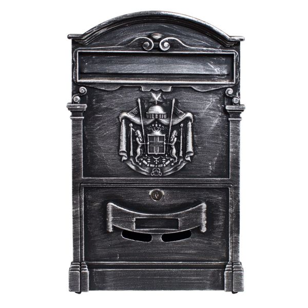 Ящик почтовый АЛЛЮР №4010В старое серебро (5)