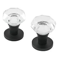 ALLUR ART COLLECTION "CHELSEA" BL/GL (551525) матовый черный/стекло Комплект ручек (20) ALLUR ART COLLECTION "CHELSEA" BL/GL (551525) матовый черный/стекло Комплект ручек (20)